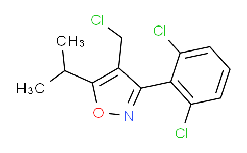 CAS No. 700835-81-0, 4-(Chloromethyl)-3-(2,6-dichlorophenyl)-5-isopropylisoxazole