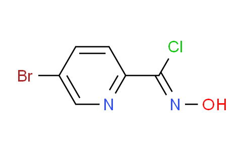 CAS No. 702680-55-5, 5-Bromo-N-hydroxypicolinimidoyl chloride