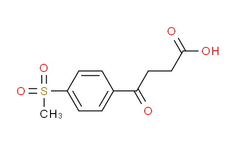CAS No. 7028-79-7, 4-(4-(Methylsulfonyl)phenyl)-4-oxobutanoic acid