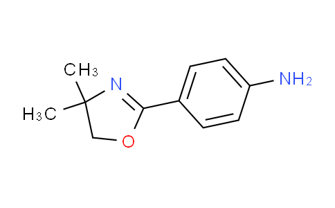 CAS No. 69876-88-6, 4-(4,4-Dimethyl-4,5-dihydrooxazol-2-yl)aniline