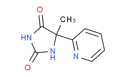 CAS No. 858206-60-7, 5-Methyl-5-(pyridin-2-yl)imidazolidine-2,4-dione