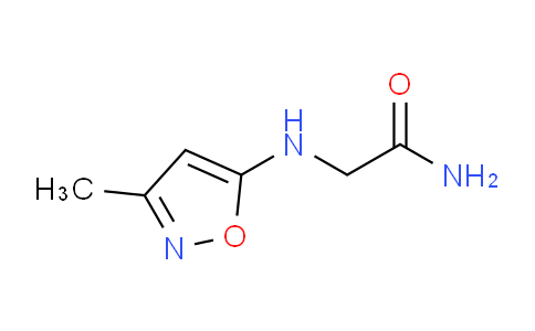 CAS No. 858490-24-1, 2-((3-Methylisoxazol-5-yl)amino)acetamide