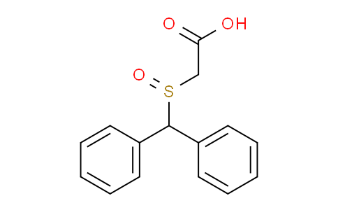 CAS No. 63547-24-0, 2-(Benzhydrylsulfinyl)acetic acid