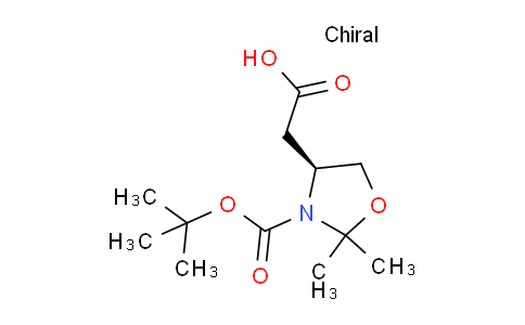 CAS No. 474823-85-3, (S)-3-Boc-2,2-dimethyloxazolidine-4-acetic Acid