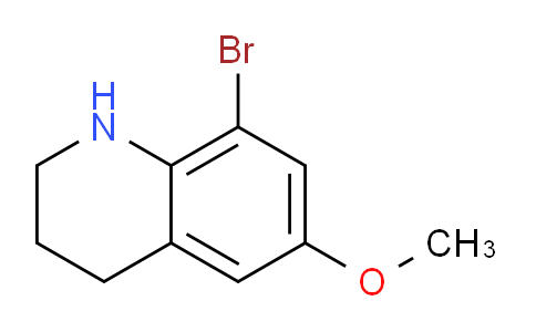CAS No. 475159-35-4, 8-Bromo-6-methoxy-1,2,3,4-tetrahydroquinoline