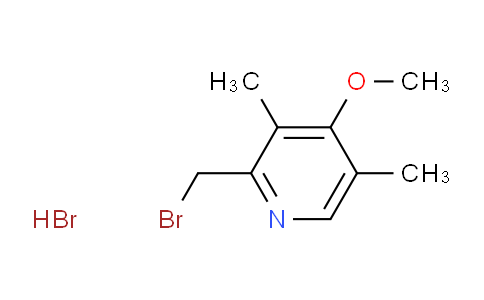 CAS No. 629625-30-5, 2-(Bromomethyl)-4-methoxy-3,5-dimethylpyridine hydrobromide