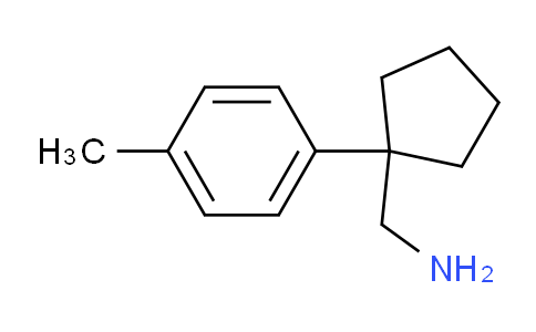 CAS No. 63010-11-7, 1-(4-Methylphenyl)cyclopentanemethanamine
