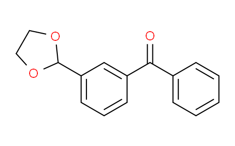 CAS No. 85366-46-7, 3-(1,3-Dioxolan-2-yl)benzophenone