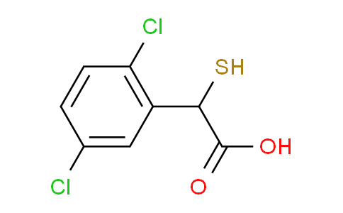 CAS No. 6274-27-7, 2-(2,5-Dichlorophenyl)-2-mercaptoacetic acid