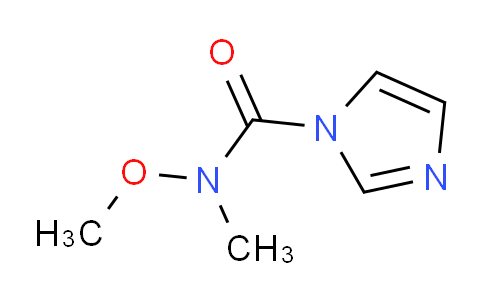CAS No. 862873-06-1, N-Methoxy-N-methyl-1H-imidazole-1-carboxamide