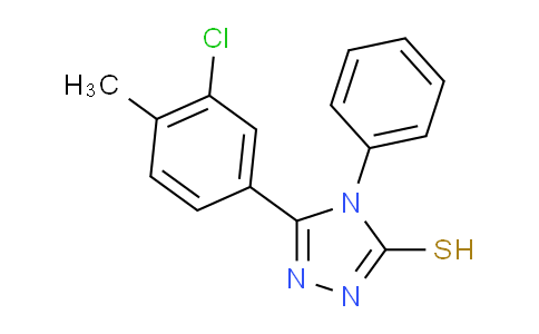 CAS No. 632292-94-5, 5-(3-Chloro-4-methylphenyl)-4-phenyl-4H-1,2,4-triazole-3-thiol