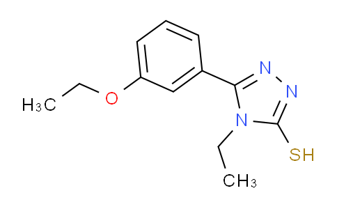 CAS No. 632301-50-9, 5-(3-Ethoxyphenyl)-4-ethyl-4H-1,2,4-triazole-3-thiol