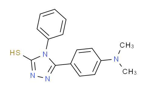 CAS No. 634174-13-3, 5-(4-(Dimethylamino)phenyl)-4-phenyl-4H-1,2,4-triazole-3-thiol
