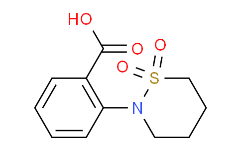 CAS No. 63170-37-6, 2-(1,1-Dioxido-1,2-thiazinan-2-yl)benzoic acid