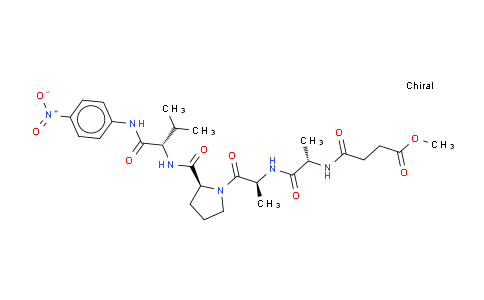 CAS No. 70967-90-7, N-Methoxysuccinyl-Ala-Ala-Pro-Val p-nitroanilide