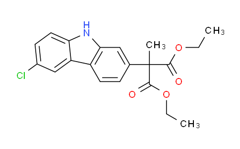 CAS No. 71208-55-4, Diethyl 2-(6-chloro-9H-carbazol-2-yl)-2-methylmalonate