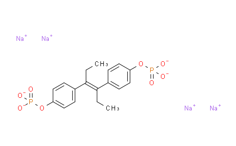 CAS No. 4719-75-9, Sodium (E)-hex-3-ene-3,4-diylbis(4,1-phenylene) bis(phosphate)