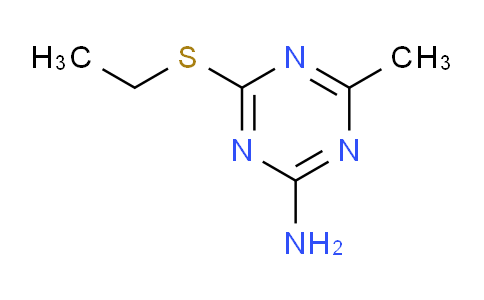 CAS No. 57639-45-9, 4-(Ethylthio)-6-methyl-1,3,5-triazin-2-amine