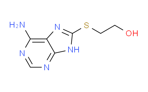 CAS No. 57654-58-7, 2-((6-Amino-9H-purin-8-yl)thio)ethanol