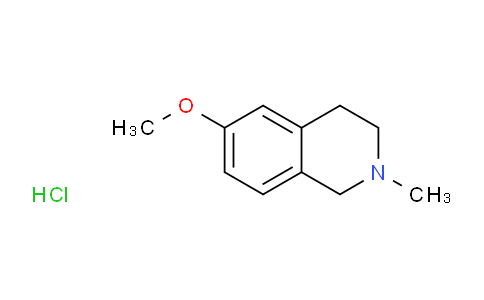 CAS No. 63937-97-3, 6-Methoxy-2-methyl-1,2,3,4-tetrahydroisoquinoline hydrochloride