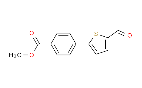 CAS No. 639816-37-8, 4-(5-Formyl-thiophen-2-yl)-benzoic acid methyl ester