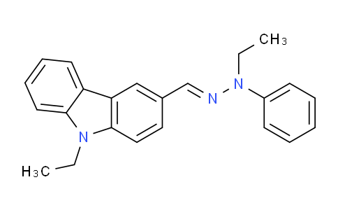 CAS No. 84678-52-4, 9-Ethyl-3-((2-ethyl-2-phenylhydrazono)methyl)-9H-carbazole