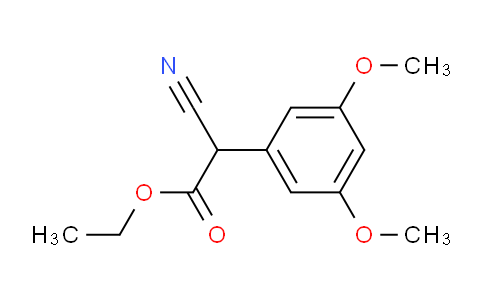 CAS No. 861064-92-8, ETHYL 2-CYANO-2-(3,5-DIMETHOXYPHENYL)ACETATE
