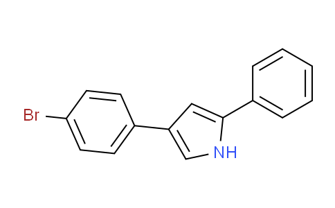 CAS No. 862201-35-2, 4-(4-Bromophenyl)-2-phenyl-1H-pyrrole