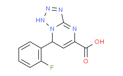 CAS No. 887031-67-6, 7-(2-Fluorophenyl)-1,7-dihydrotetrazolo[1,5-a]pyrimidine-5-carboxylic acid