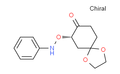 CAS No. 844638-47-7, (S)-7-[(Phenylamino)oxy]-1,4-dioxaspiro[4.5]decan-8-one