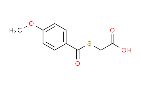 CAS No. 57436-45-0, 2-((4-Methoxybenzoyl)thio)acetic acid