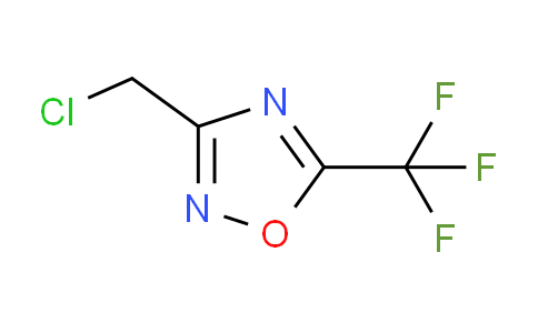 CAS No. 890095-69-9, 3-(Chloromethyl)-5-(trifluoromethyl)-1,2,4-oxadiazole