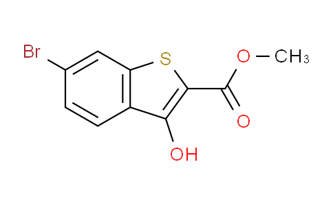 CAS No. 863904-21-6, Methyl 6-bromo-3-hydroxybenzo[b]thiophene-2-carboxylate
