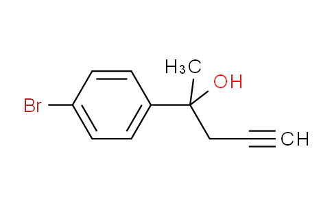 CAS No. 85014-12-6, 2-(4-Bromophenyl)-4-pentyn-2-ol