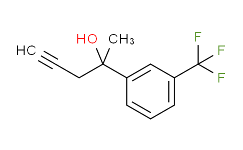 CAS No. 85014-17-1, 2-[3-(Trifluoromethyl)phenyl]-4-pentyn-2-ol