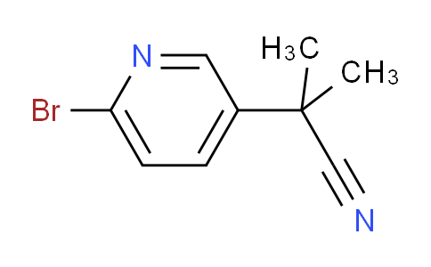 CAS No. 850197-45-4, 2-(6-Bromo-3-pyridyl)-2-methylpropanenitrile