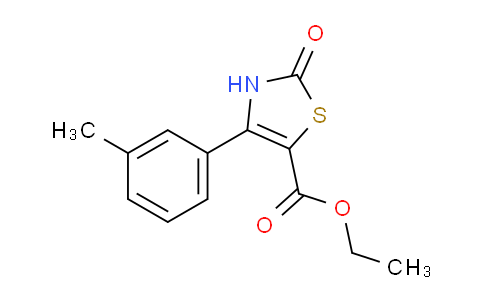 CAS No. 886497-34-3, Ethyl 2-oxo-4-(m-tolyl)-2,3-dihydrothiazole-5-carboxylate
