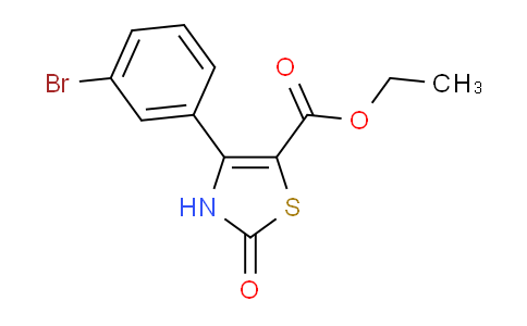 CAS No. 886497-49-0, Ethyl 4-(3-bromophenyl)-2-oxo-2,3-dihydrothiazole-5-carboxylate