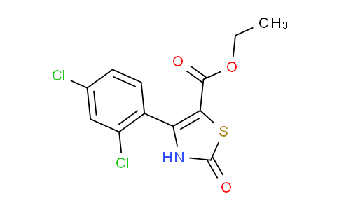 CAS No. 886497-52-5, Ethyl 4-(2,4-dichlorophenyl)-2-oxo-2,3-dihydrothiazole-5-carboxylate