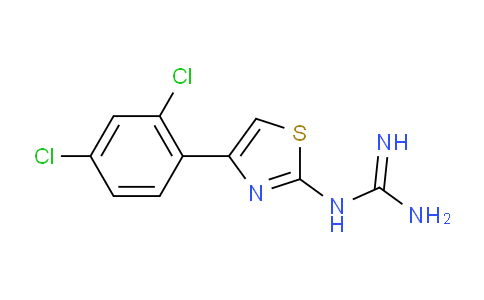 CAS No. 886497-68-3, 1-(4-(2,4-Dichlorophenyl)thiazol-2-yl)guanidine