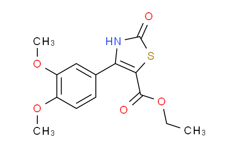 CAS No. 886497-86-5, Ethyl 4-(3,4-dimethoxyphenyl)-2-oxo-2,3-dihydrothiazole-5-carboxylate