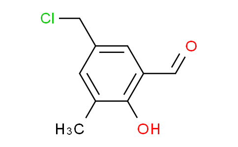 CAS No. 886504-65-0, 5-(Chloromethyl)-2-hydroxy-3-methylbenzaldehyde