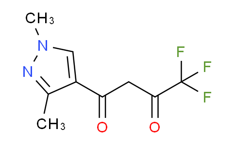 CAS No. 758709-44-3, 1-(1,3-Dimethyl-1H-pyrazol-4-yl)-4,4,4-trifluorobutane-1,3-dione