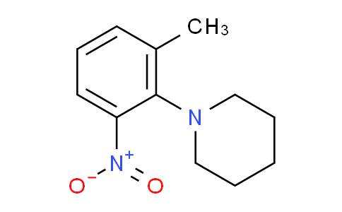 CAS No. 84186-28-7, 1-(2-Methyl-6-nitrophenyl)piperidine