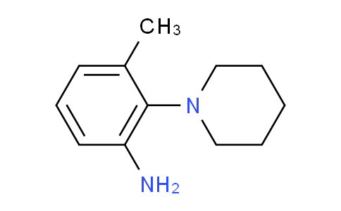CAS No. 84186-30-1, 3-Methyl-2-(1-piperidinyl)aniline
