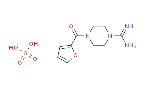 CAS No. 77723-05-8, 4-(Furan-2-carbonyl)piperazine-1-carboximidamide sulfate