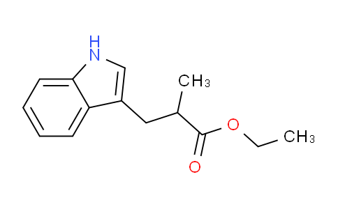 CAS No. 57901-11-8, Ethyl 3-(3-Indolyl)-2-methylpropanoate