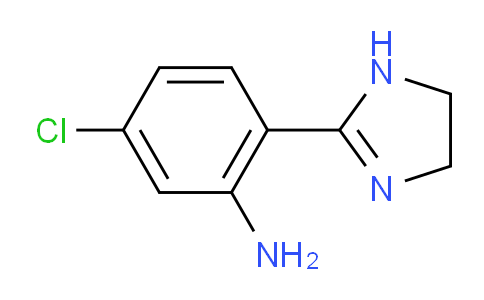 CAS No. 58105-81-0, 5-Chloro-2-(4,5-dihydro-1H-imidazol-2-yl)aniline
