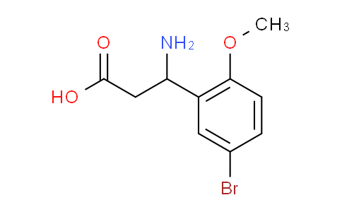 CAS No. 682804-26-8, 3-Amino-3-(5-bromo-2-methoxyphenyl)propionic Acid