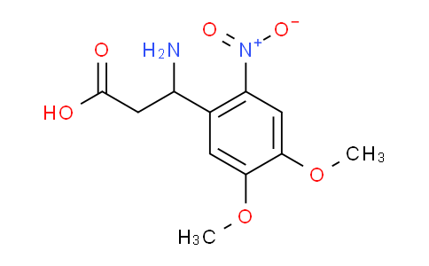 CAS No. 682804-28-0, 3-Amino-3-(4,5-dimethoxy-2-nitrophenyl)propionic Acid